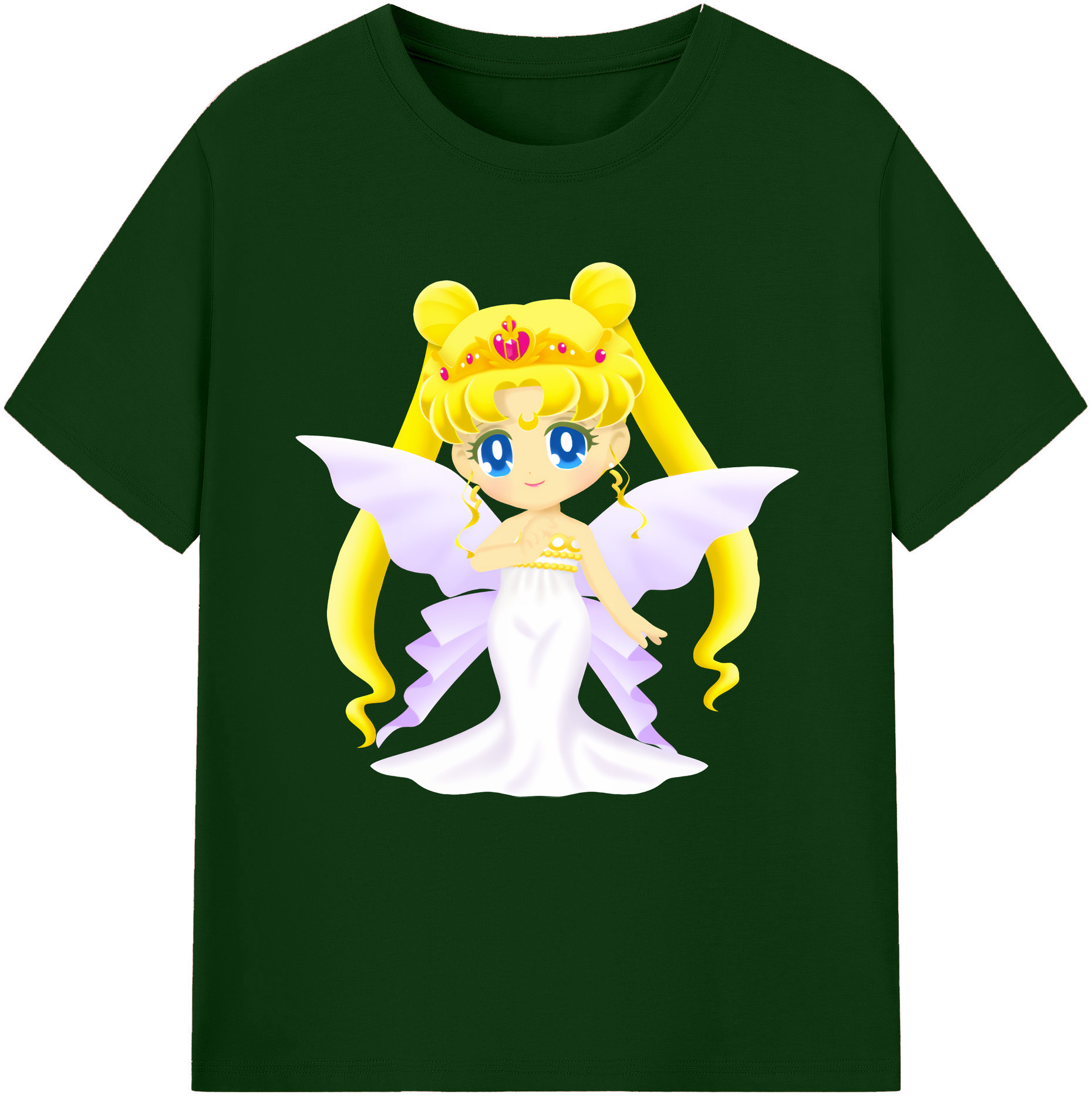 （画像用） 美少女戦士セーラームーン 愛野 美奈子 あいの みなこ Sailor Moon Aino Minako 綿100％半袖Tシャツ（フロントプリント）